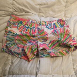Lilly Pulitzer multi color shell shorts 10